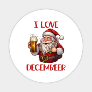 I Love Decembeer Magnet